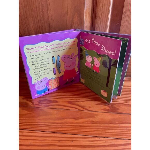 Peppa Pig Tie Your Shoes! Activity Book - Picture 3 of 3